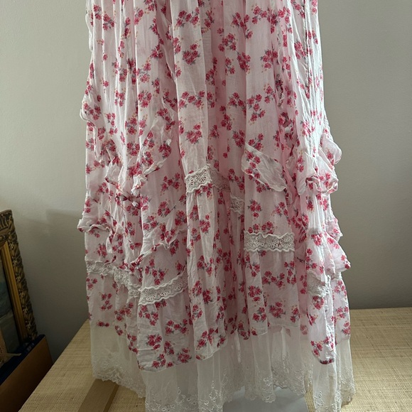Free People Pink Floral Maxi Dress - Picture 7 of 9